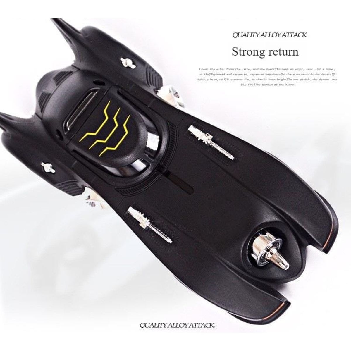 GENERICO - BATIMOVIL 14 CM. BATMAN 1989 ESCALA 1:36