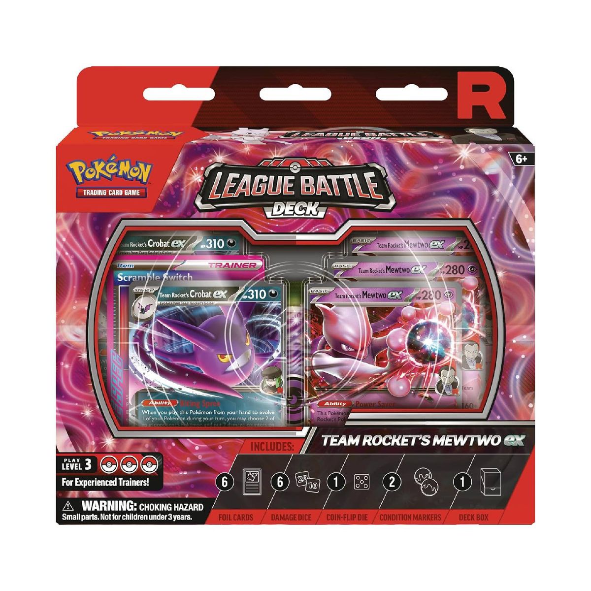 POKEMON - Pokemon TCG League Battle Deck Team Rockets Mewtwo ex Ingles