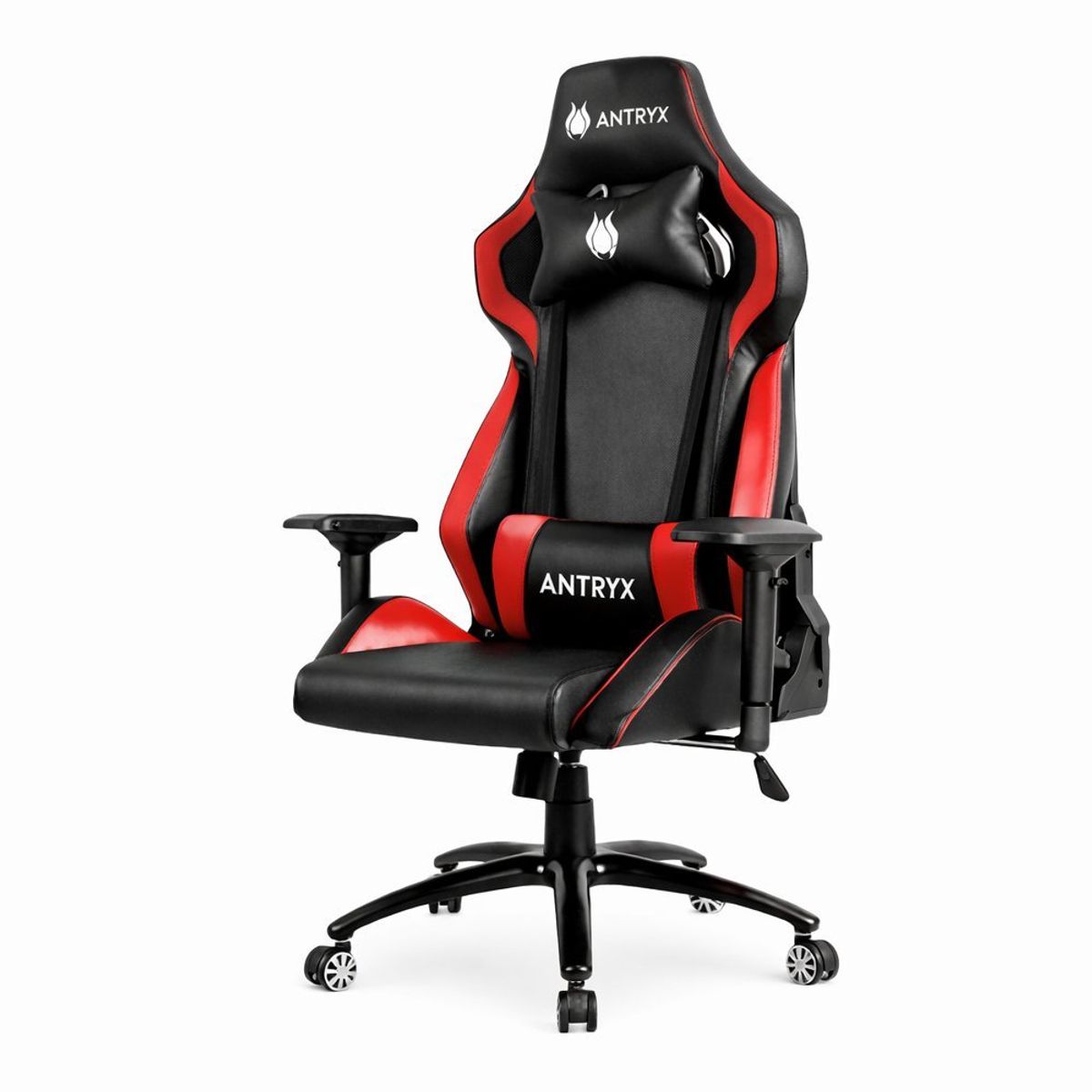 ANTRYX - Silla Gaming Antryx Racing Prix Negro Rojo Ergonométrica Con Soporte Lumbar Y Reposabrazos