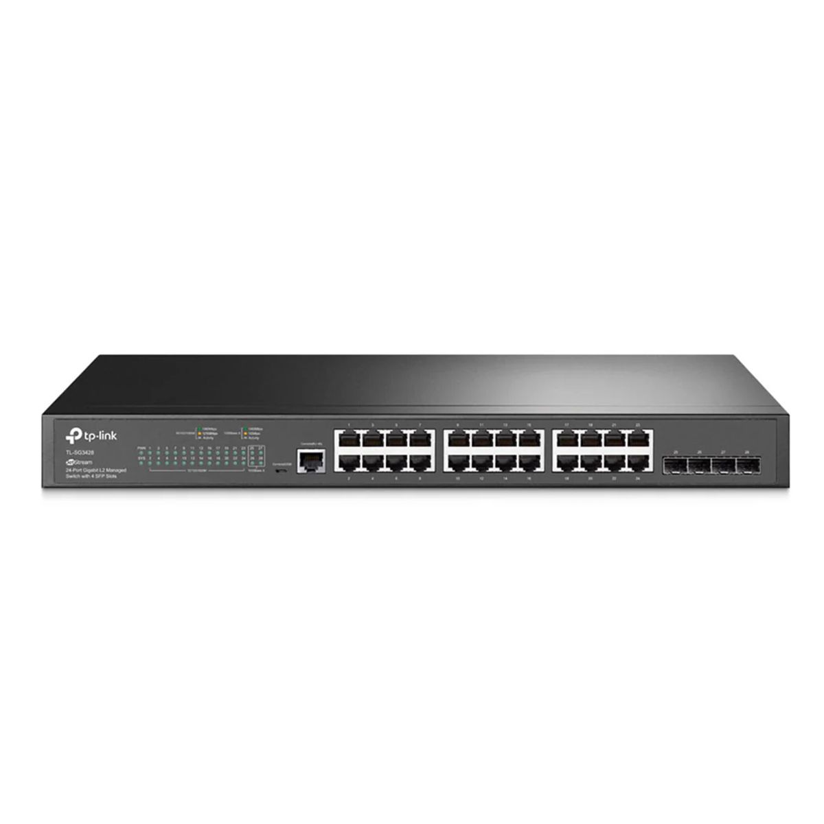 VARIOS - Conmutador Tp-Link 24 Puertos Gbe Tl-Sg3428 - Gestión L2, 4 Slots Sfp, Ideal Para Redes Em