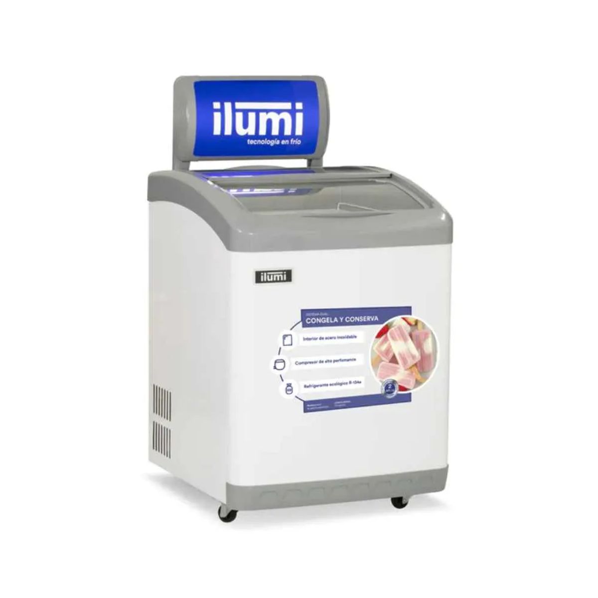 ILUMI - Congelador Ilumi R-134 160 L TF-1600 Horizontal