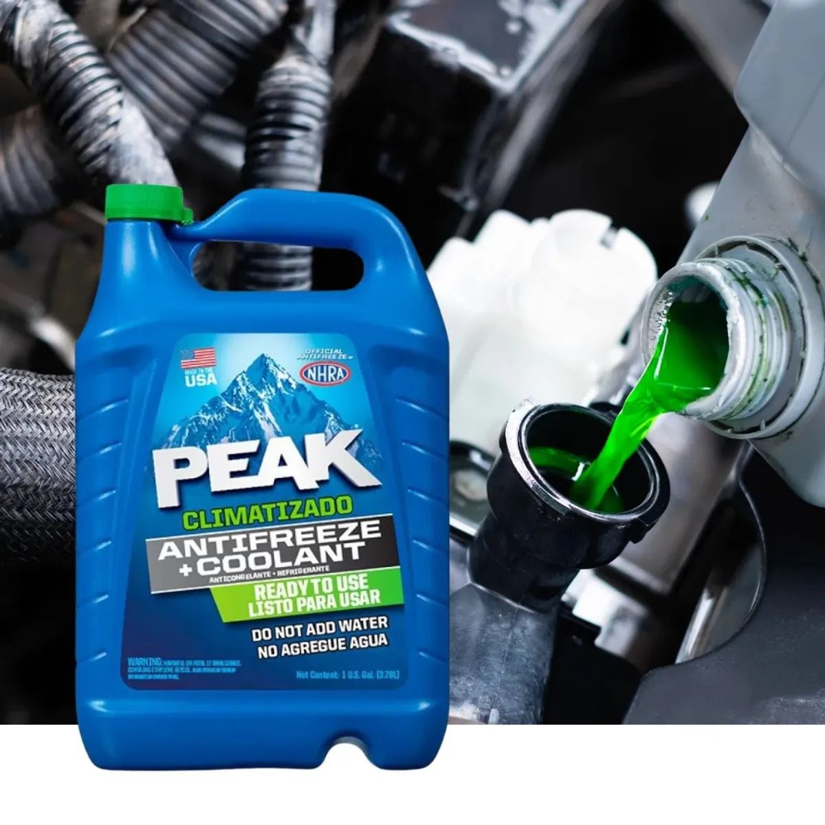 PEAK - Refrigerante Anticongelante Peak 33% Verde Climatizado