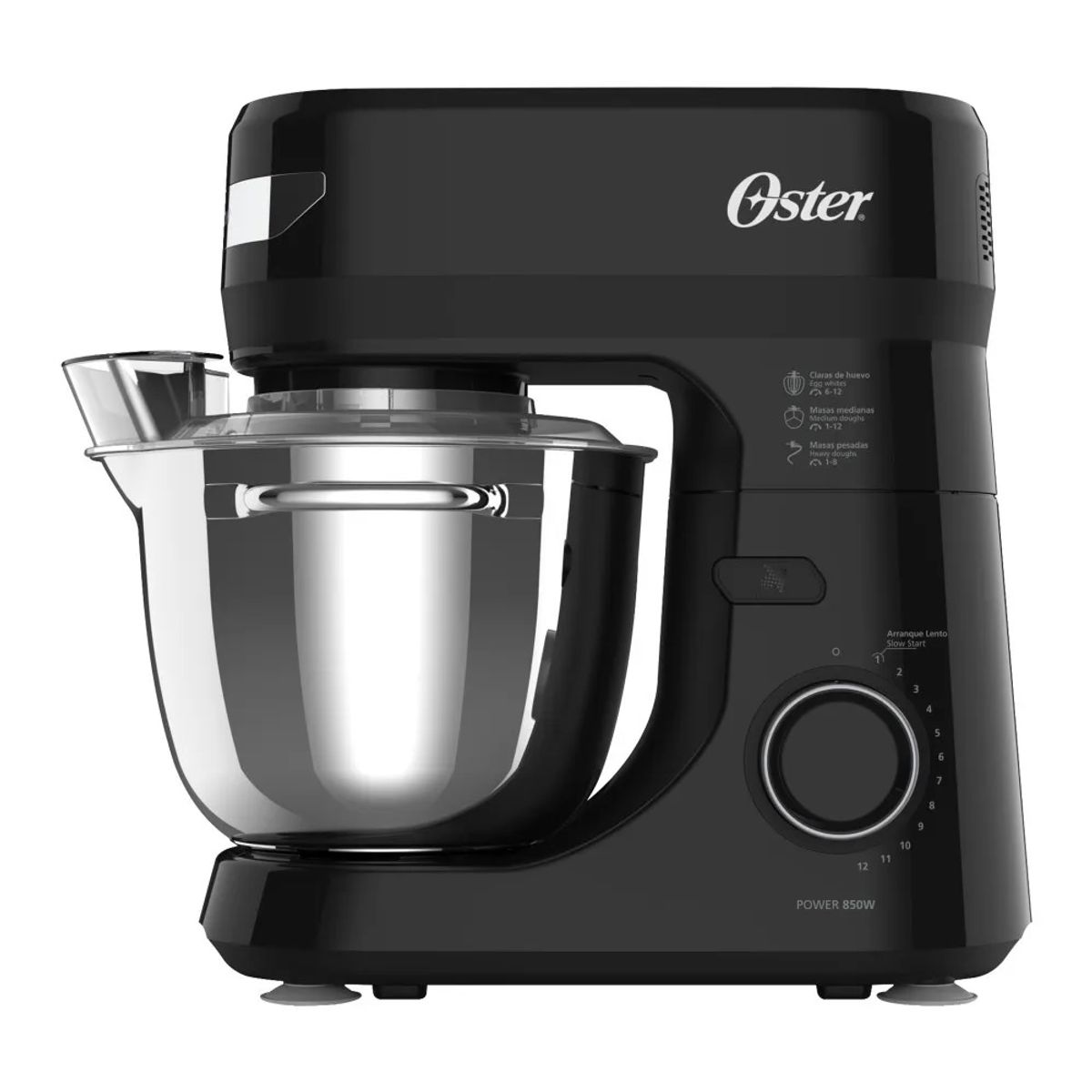OSTER - Batidora Oster FPSTSMPL2B-053 Planetaria de Pedestal 850 Watts Negro