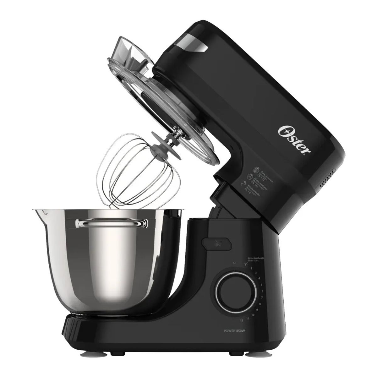 OSTER - Batidora Oster FPSTSMPL2B-053 Planetaria de Pedestal 850 Watts Negro