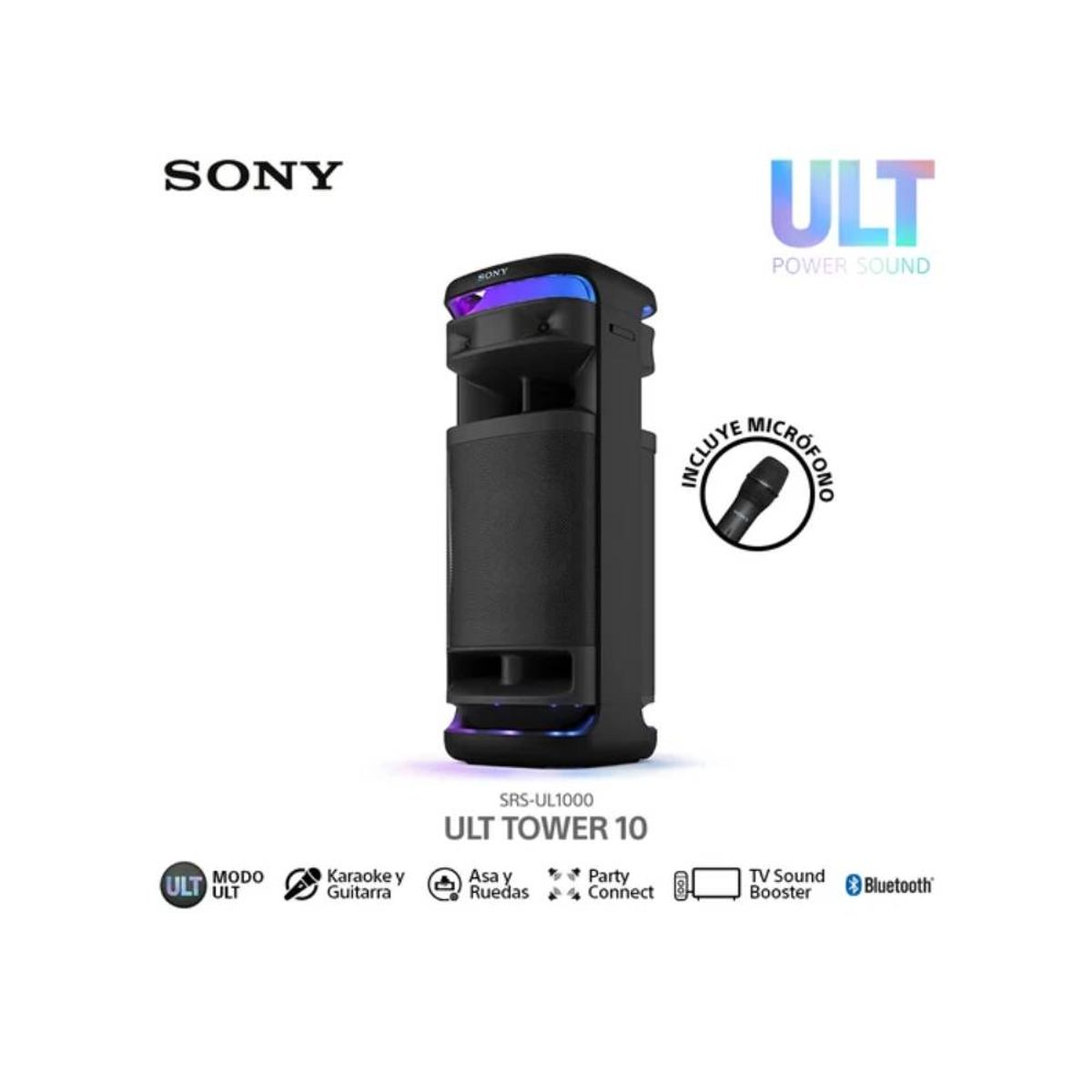 SONY - Sony Parlante Bluetooth SRS-ULT1000 de fiestas ULT TOWER 10