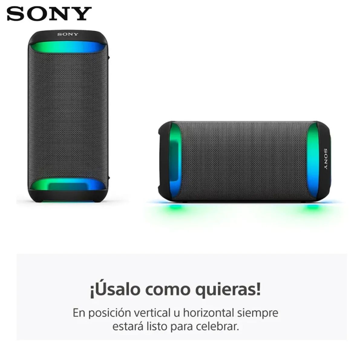 SONY - Parlante Sony SRS-XV500 Bluetooth Negro Potente