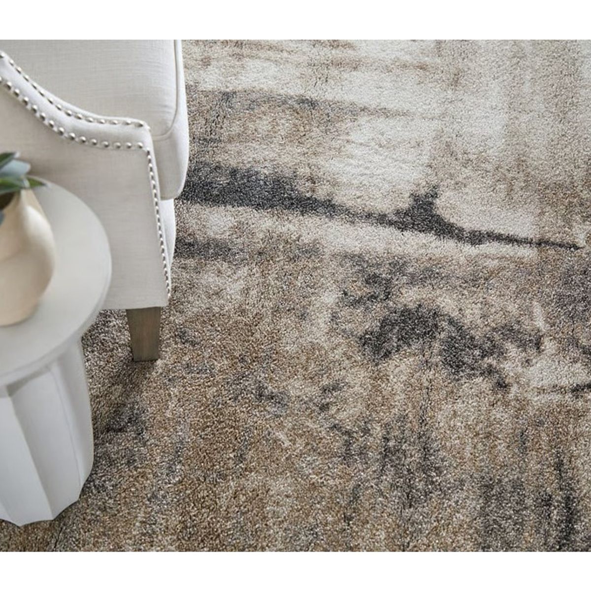 NATHAN - Alfombra Turkey Richmond Gray Brown 229x152