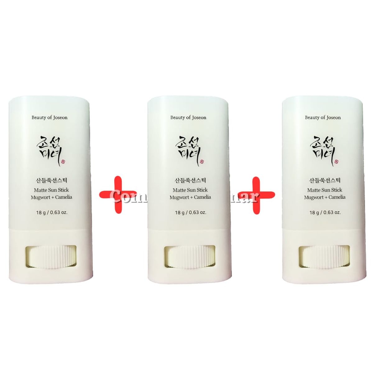 BEAUTY OF JOSEON - 3 Beauty of Joseon Matte Sun Stick Mugwort + Camelia SPF50 PA++++