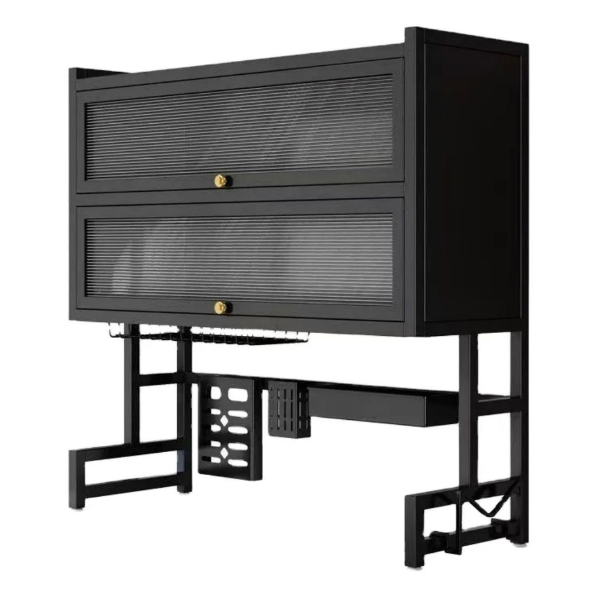 organizador escurridor de platos 3 niveles con tapa 85 cm, marca GENERICO - Foto 2