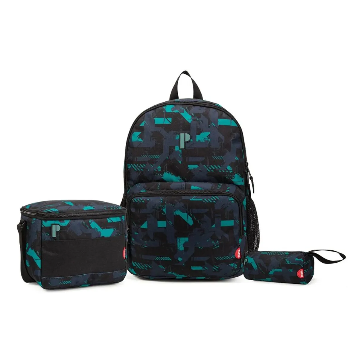 PORTA - PACK MOCHILA PORTA PORTAMAR 3 PIEZAS MOCHILA LONCHERA CARTUCHERA