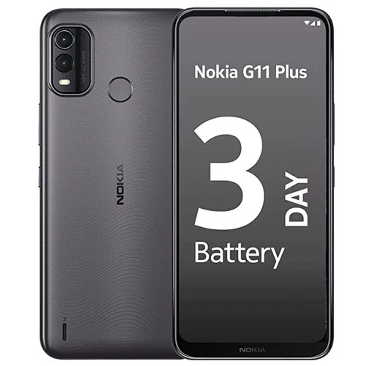 NOKIA - Nokia G11 Plus 4G  - 3/64GB - Pantalla de 6.52  Batería de 3 días  Cámara de 50MP