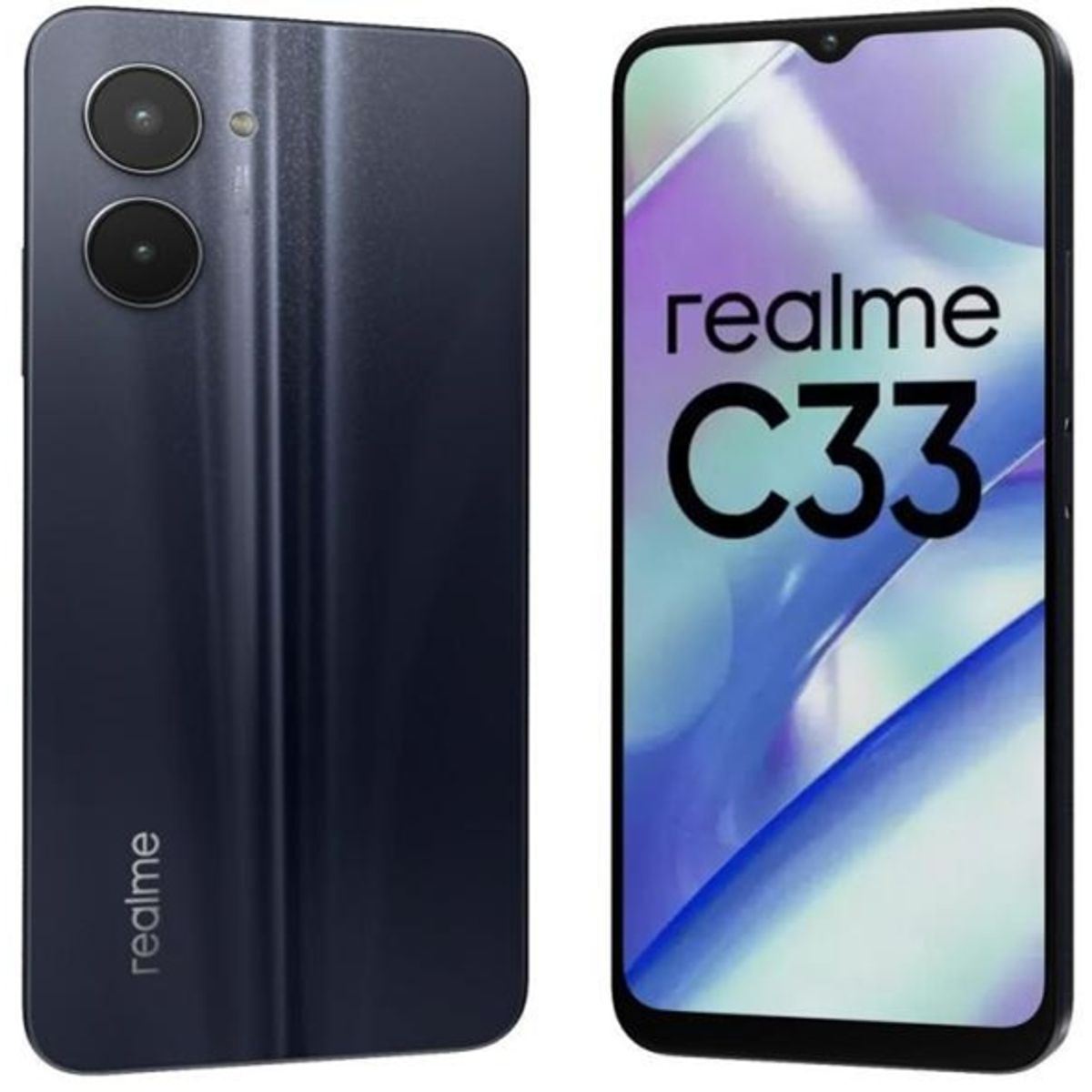 REALME - Smartphone C33 128 GB ROM 4 GB RAM Pantalla 6.5" Cámara 50MP POWERFULL UNISOC T612 Batería 5000 mAh