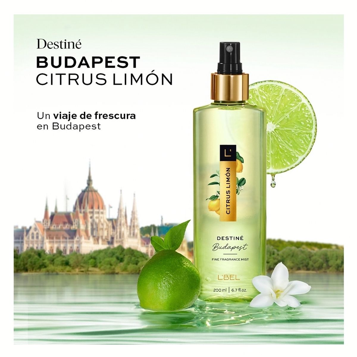 Lbel - Colonia Destiné Budapest Citrus Limón lbel