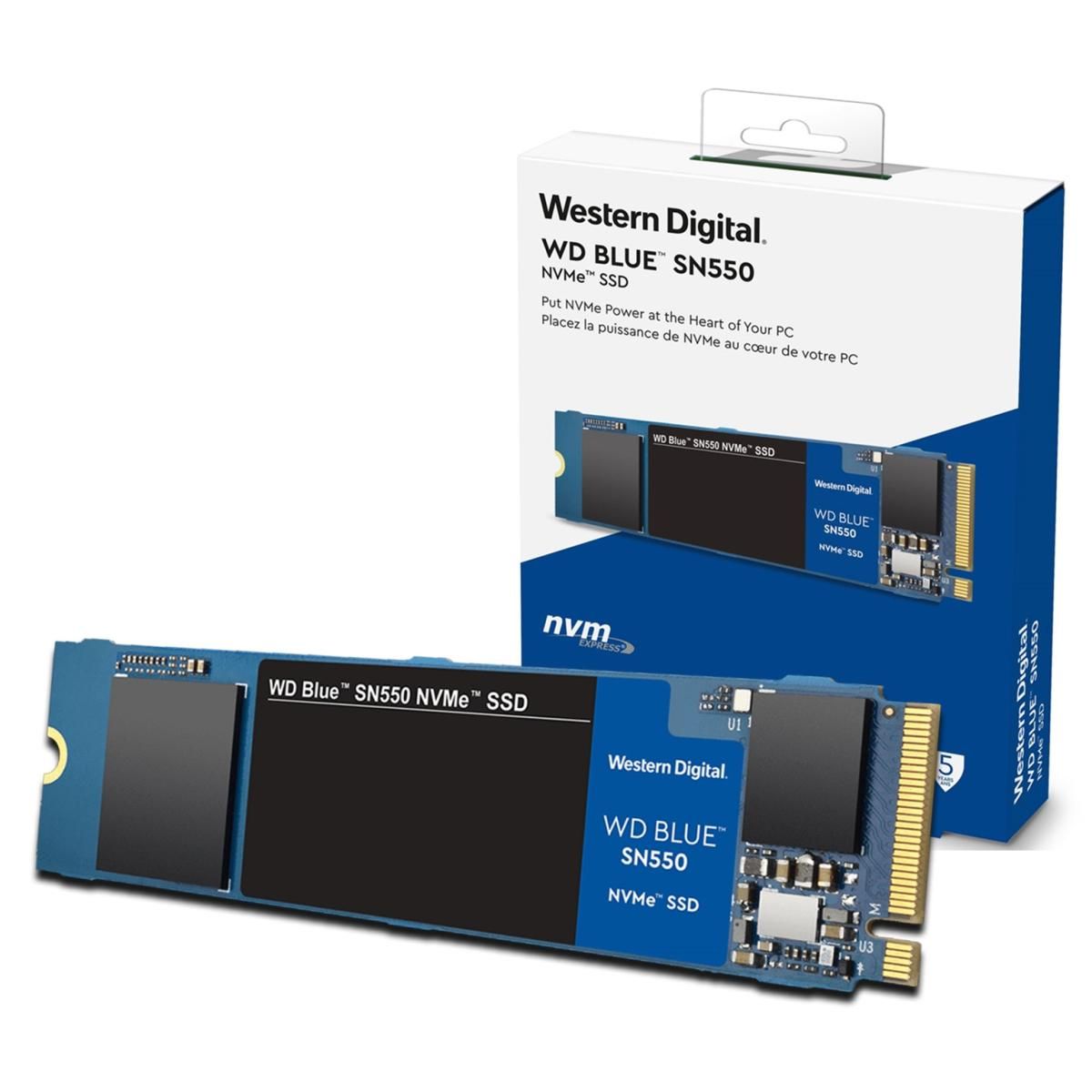 WESTERN DIGITAL - Disco Solido 250gb M2 Sn550 Nvme Blue Western Digital