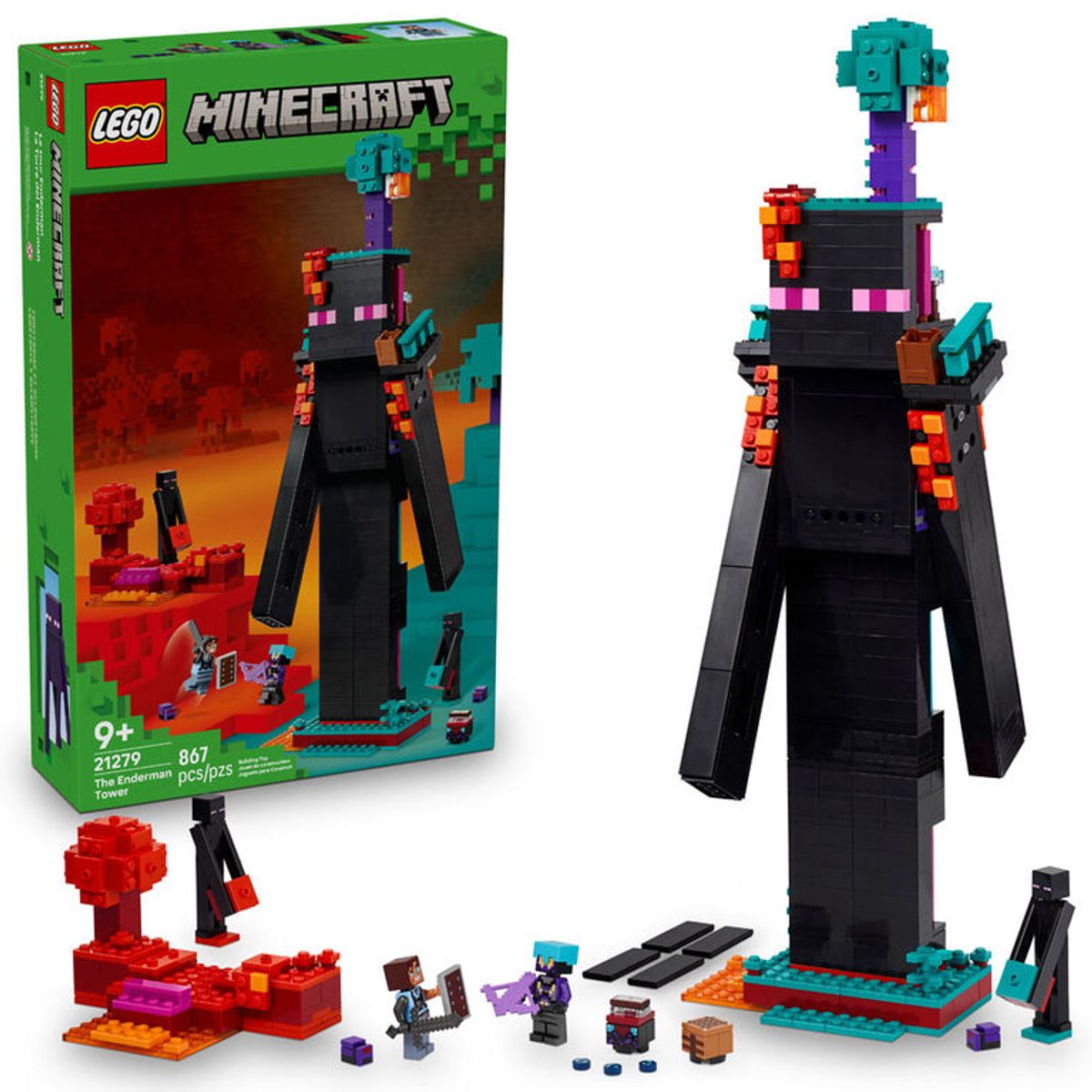 LEGO - LEGO Minecraft 21279 La Torre del Enderman (867 piezas)