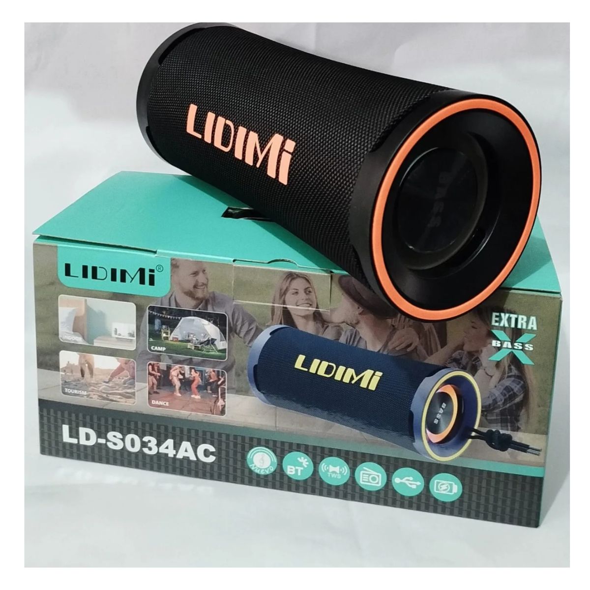 LIDIMI - PARLANTE LIDIMI BLUETOOTH 40W NEGRO - LD-S034AC