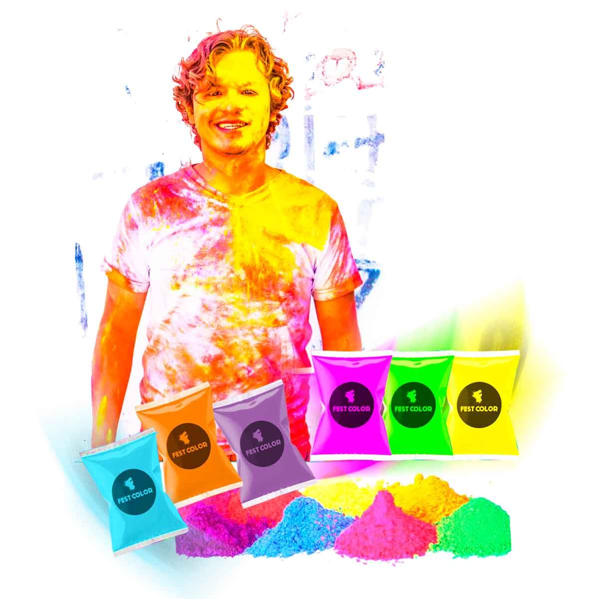 GENERICO - Carnavales, humo, polvo (pack 6 uds)