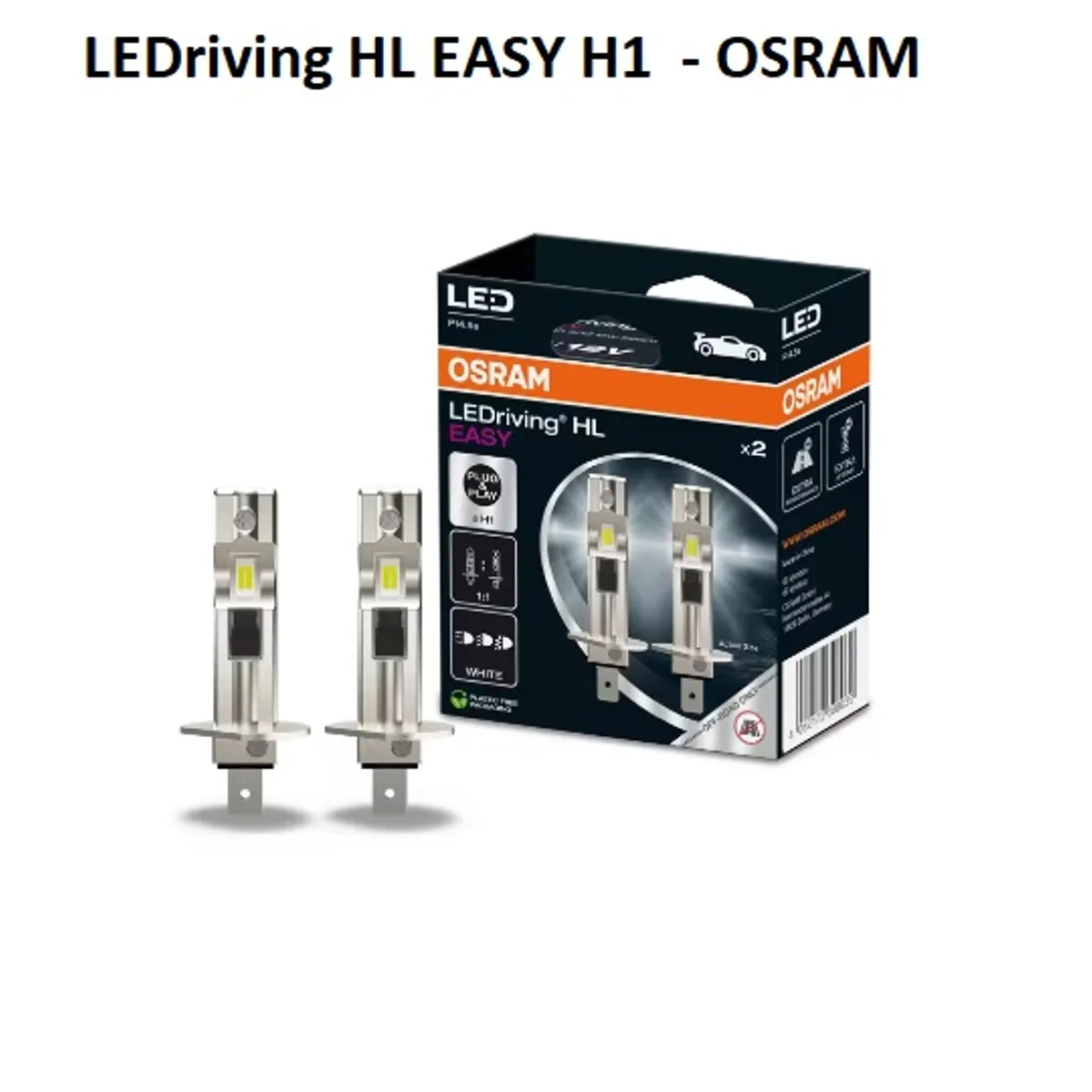 OSRAM - Foco Led H1 Osram LEDriving HL EASY  PLUG & PLAY