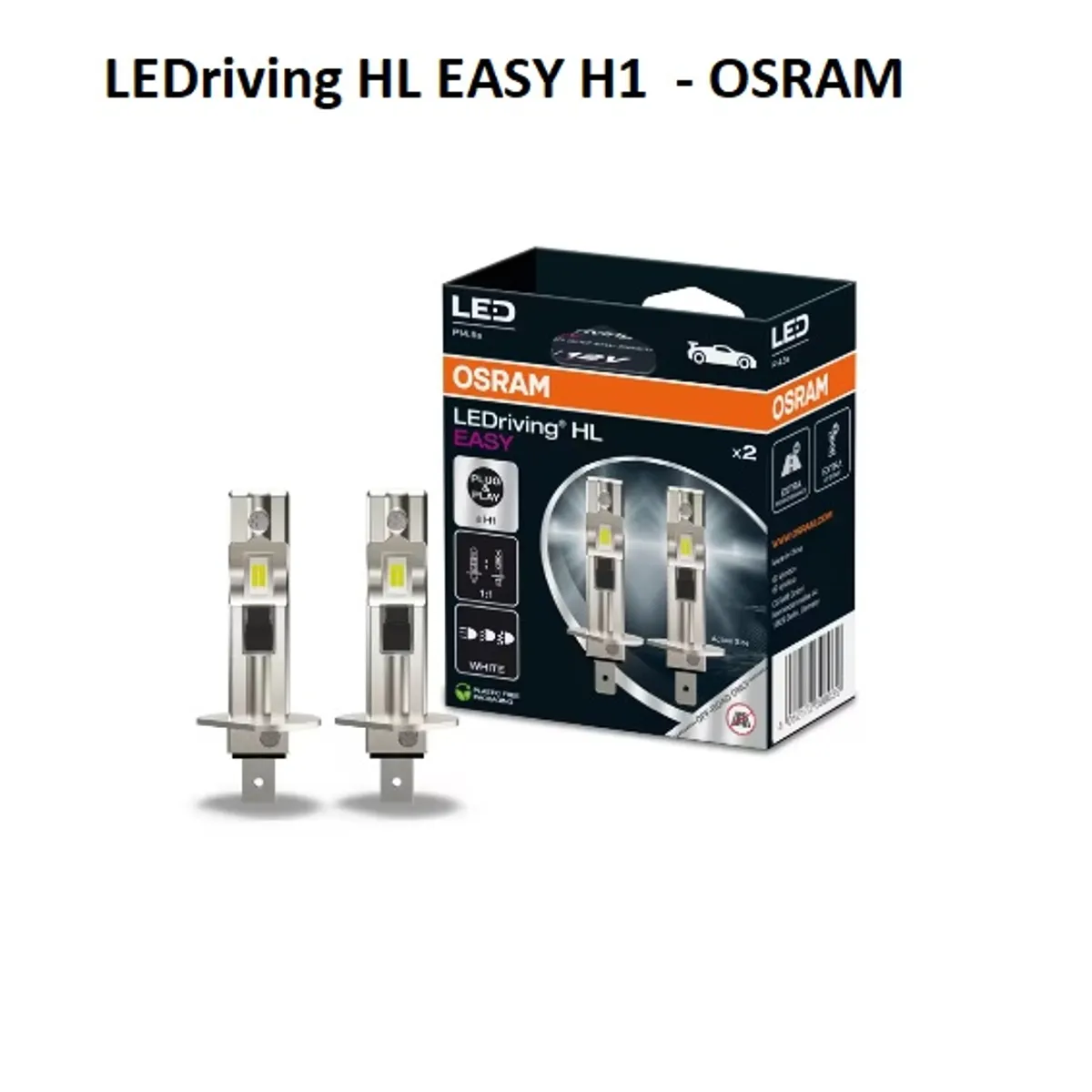 OSRAM - Foco Led H1 Osram LEDriving HL EASY  PLUG & PLAY