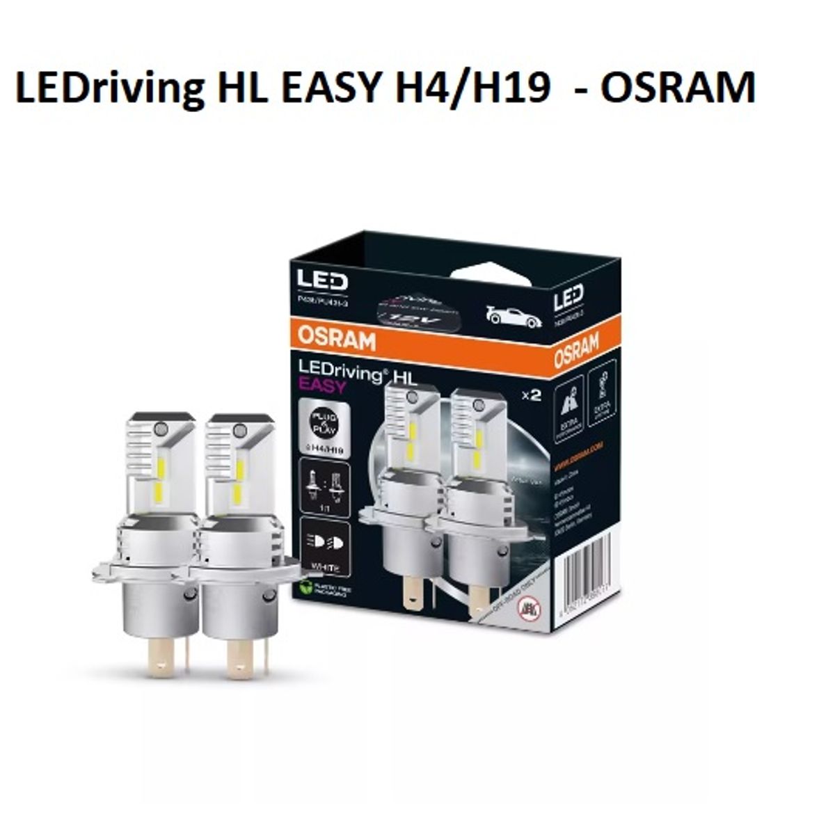 Foco Led H4 H19 Osram LEDriving HL EASY  PLUG & PLAY, marca OSRAM - Foto Principal