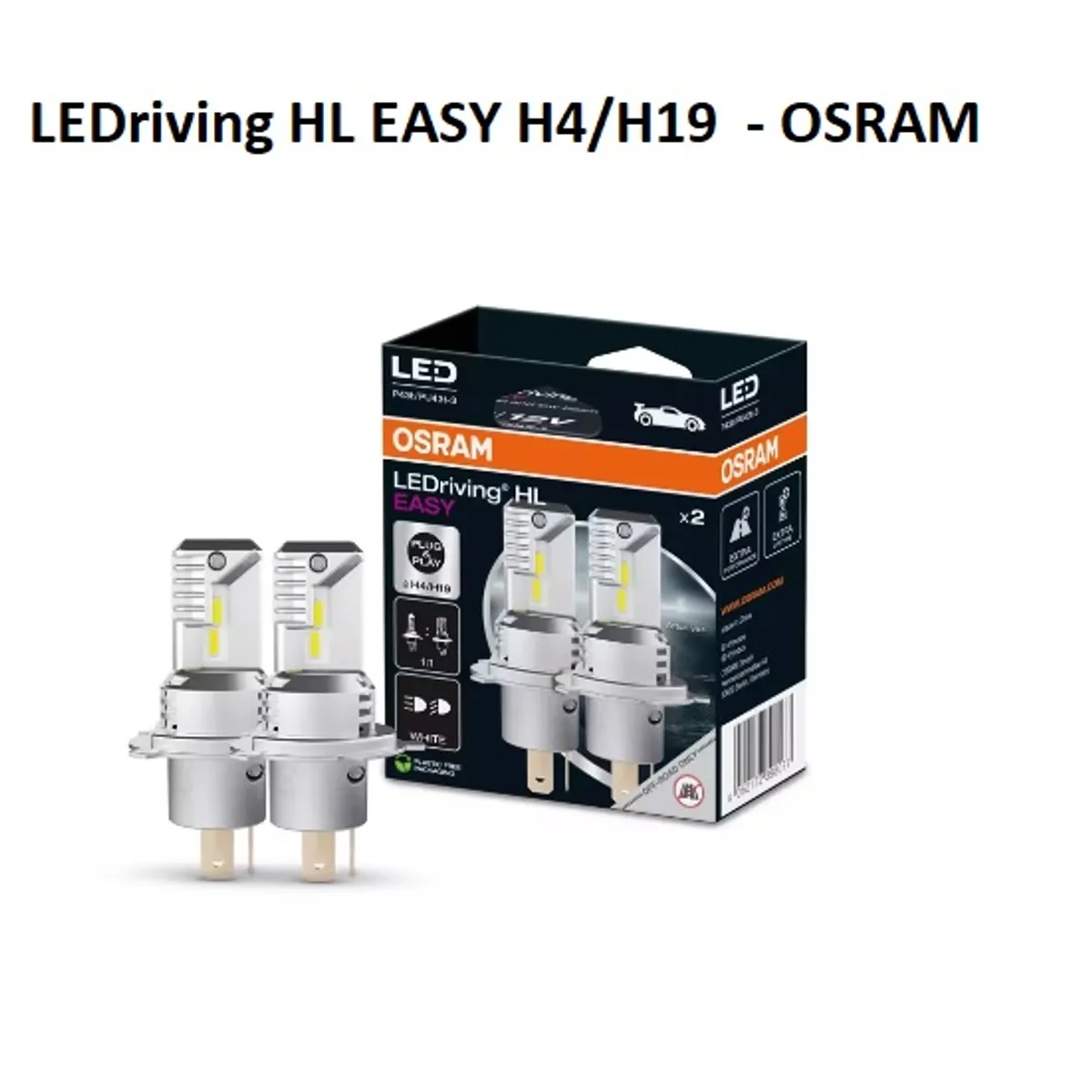 Foco Led H4 H19 Osram LEDriving HL EASY  PLUG & PLAY, marca OSRAM - Foto Principal