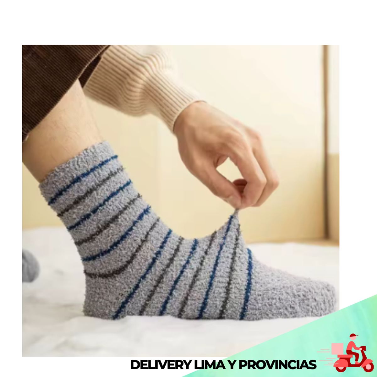 GENERICO - PACK DE 3 CALCETINES DE FELPA