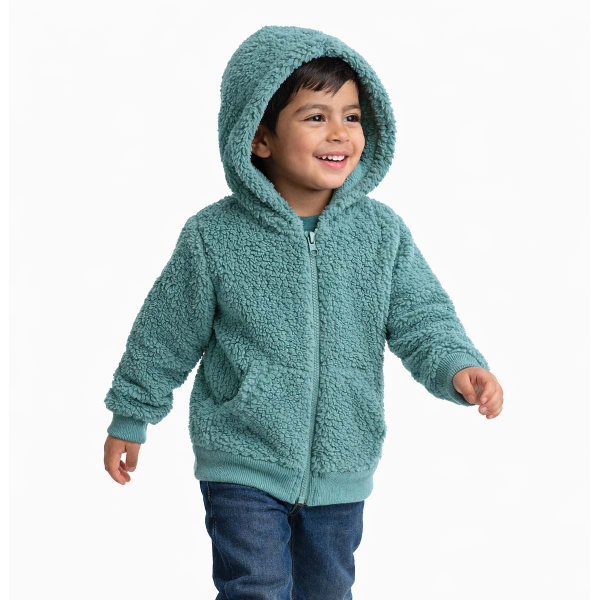 TIFANTI - Casaca de peluche Unisex para niño o niña