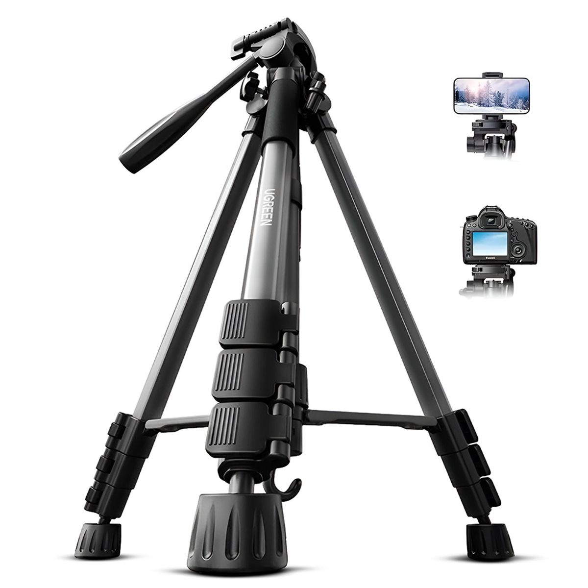UGREEN - Tripode Profesional para Camaras Celular Ugreen 175m Lp661