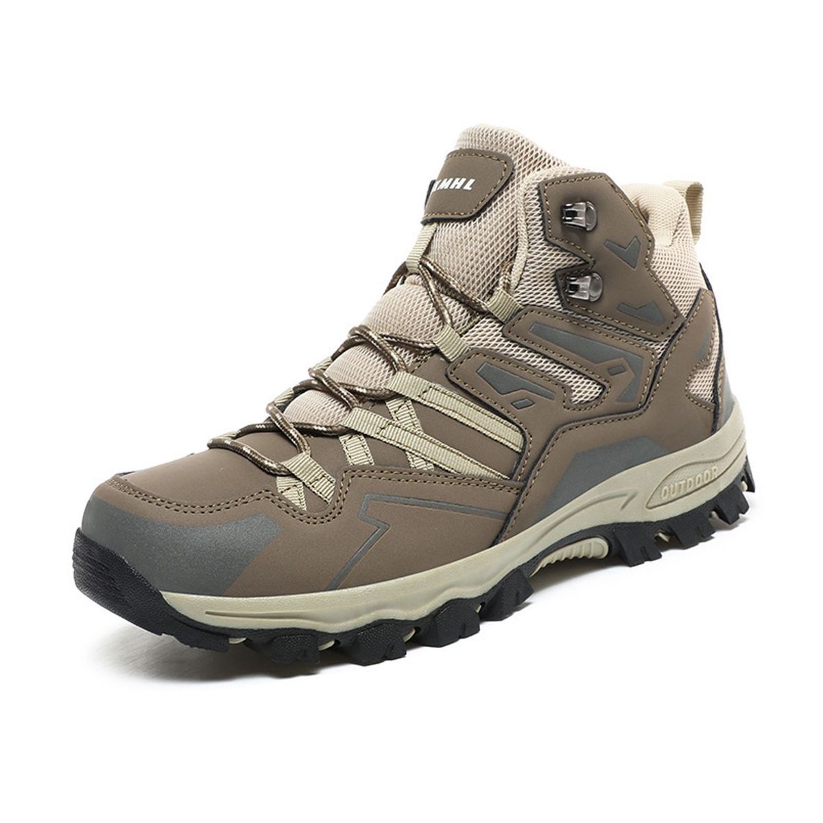 TIOZONEY - Zapatos de montaña para exteriores-Marrón