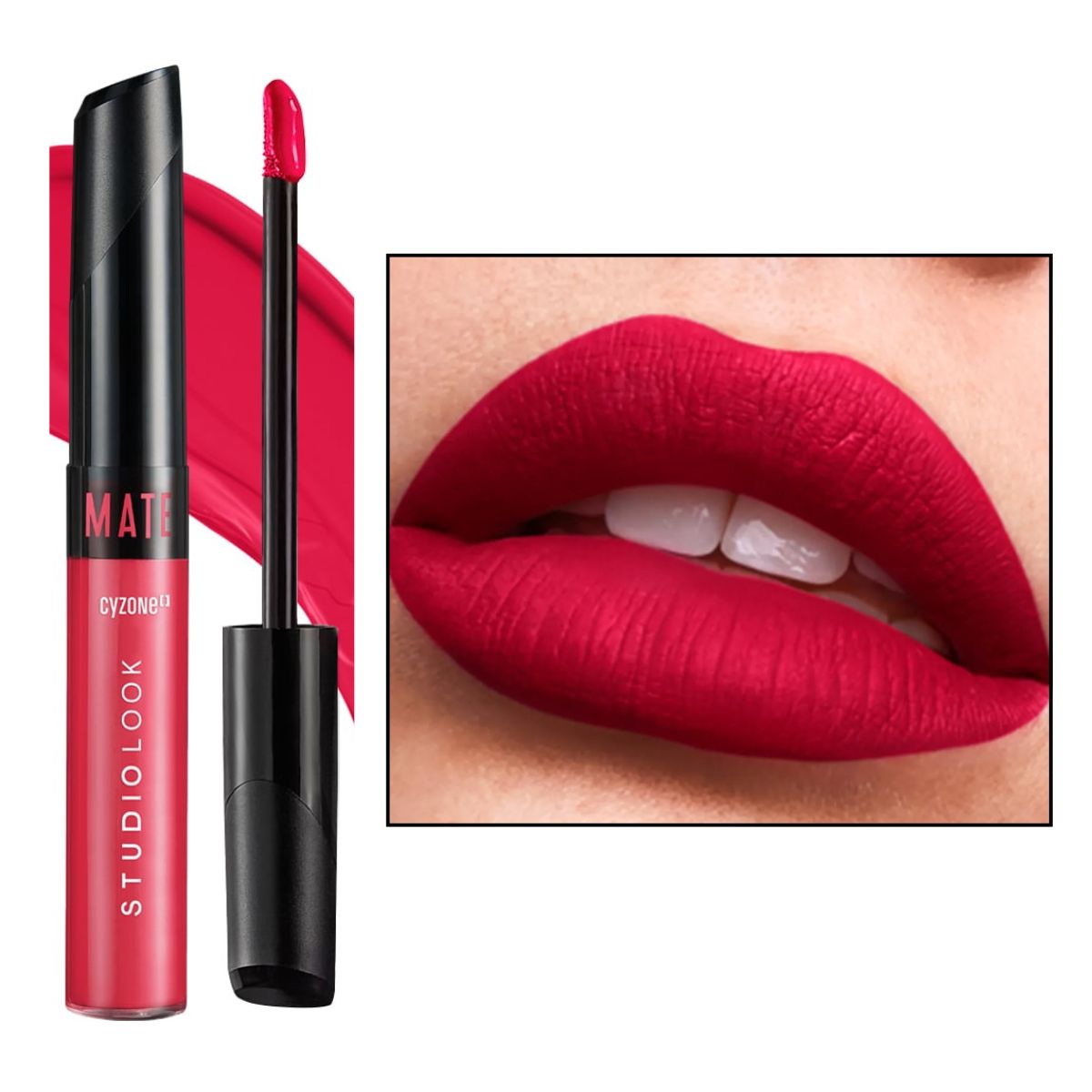 CYZONE - LABIAL MATE LÍQUIDO studio look cyzone red joy rojo
