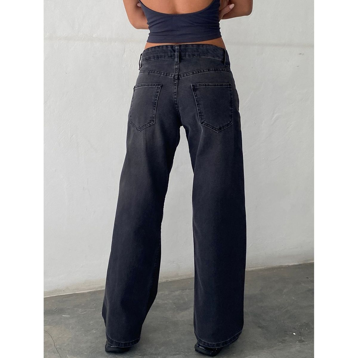 TIOZONEY - Jeans rectos para mujeres