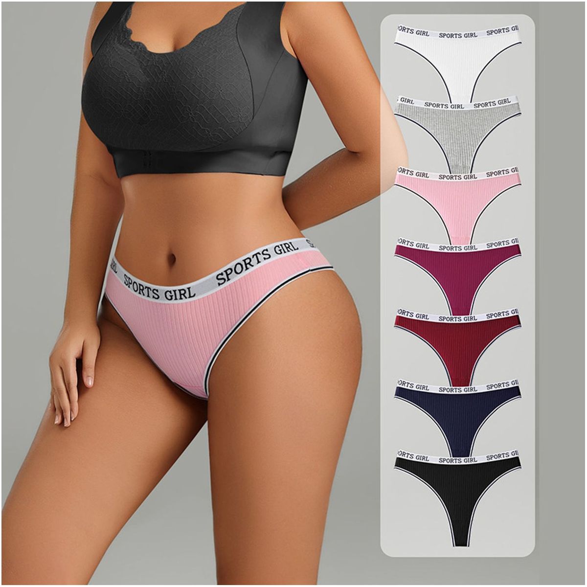 TIOZONEY - Pack de 7 Calzones Mujer