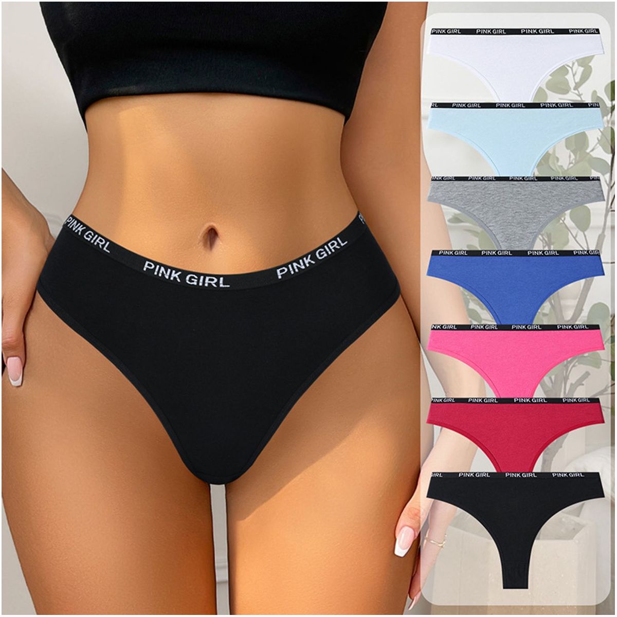 TIOZONEY - Pack de 7 Calzones Mujer