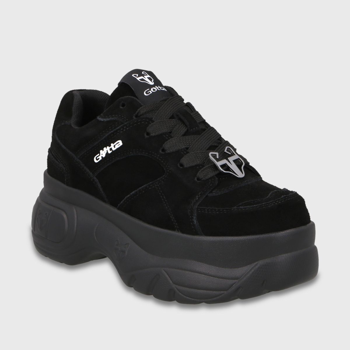 GOTTA - Zapatilla Plataforma Negra Mujer 9724A Gotta