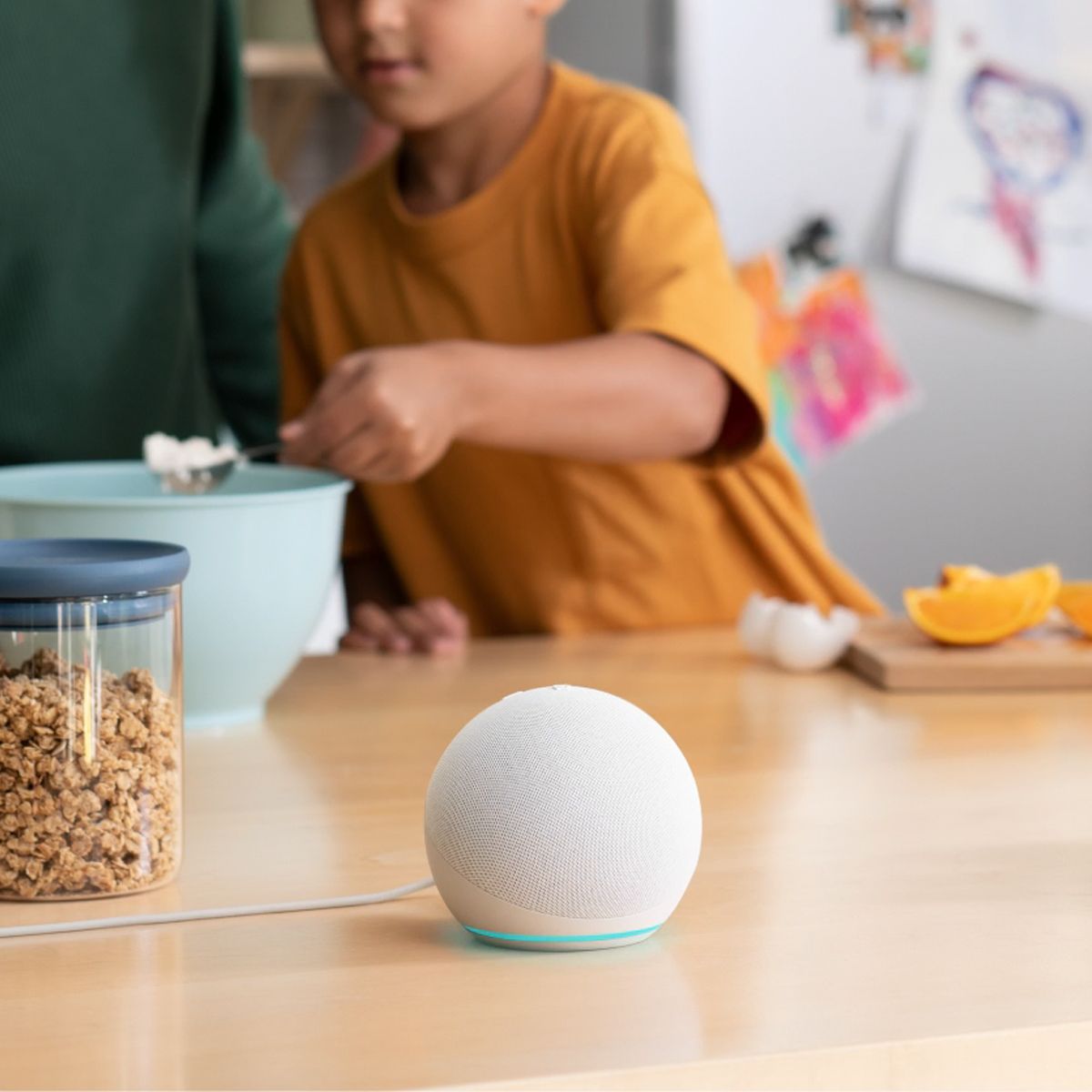 AMAZON - Alexa Echo Dot 5TH Gen - Color Blanco Glaciar