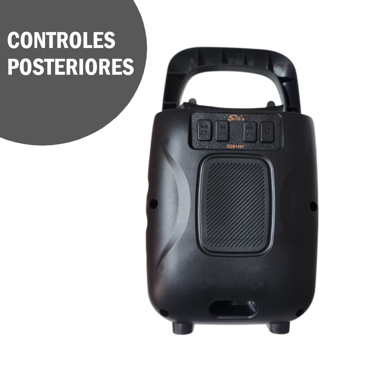 GENERICO - Parlante Sing-e ZQS1497 con soporte de teléfono y Luces LED