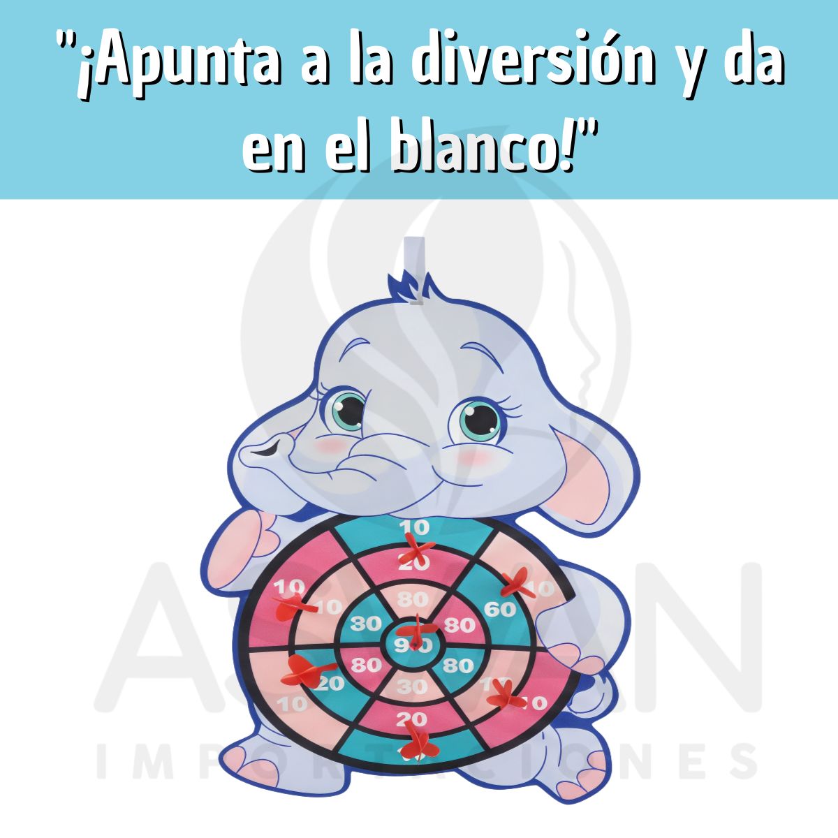 GENERICO - Juego de Lanza Dardos de animal