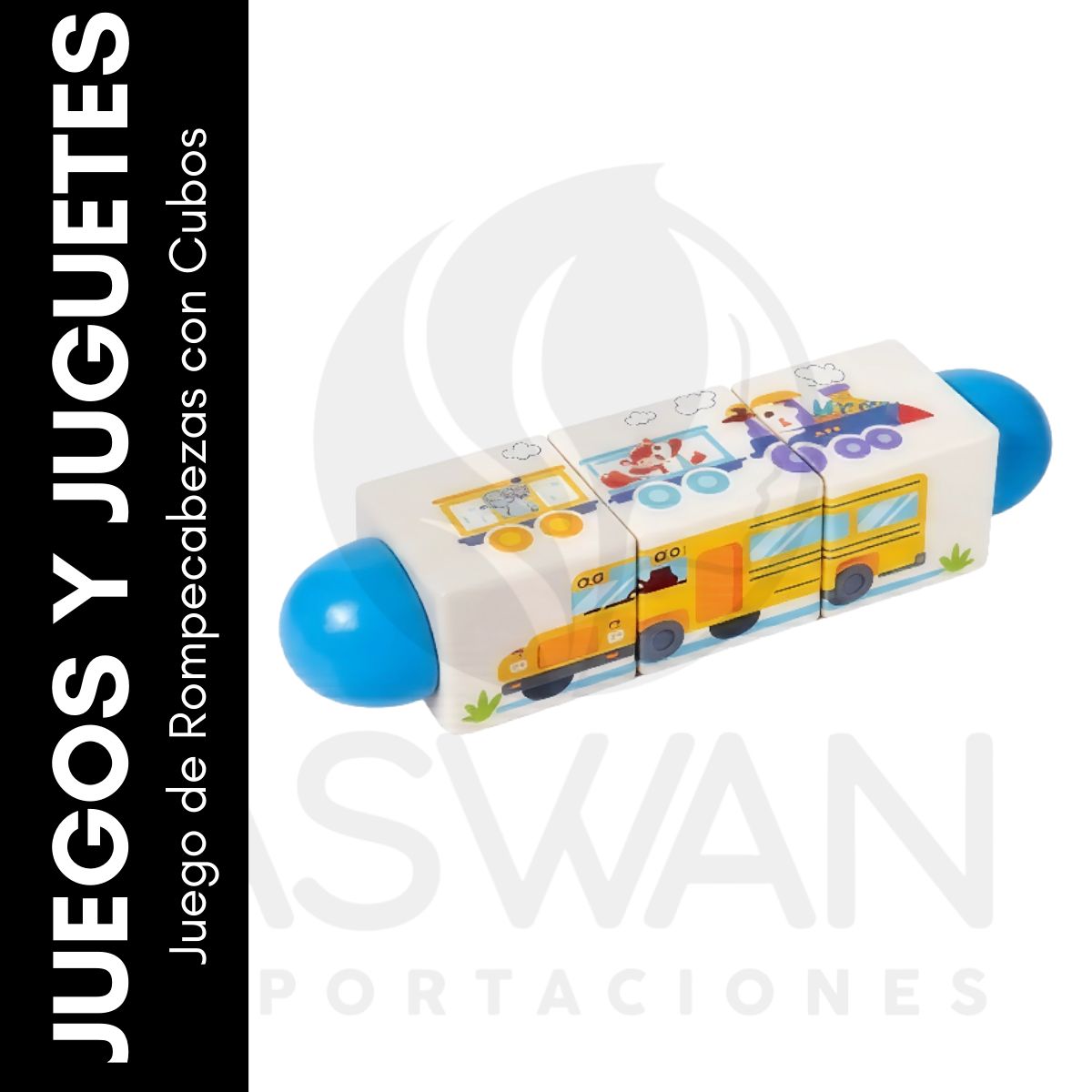 GENERICO - Juego de Rompecabezas con Cubos