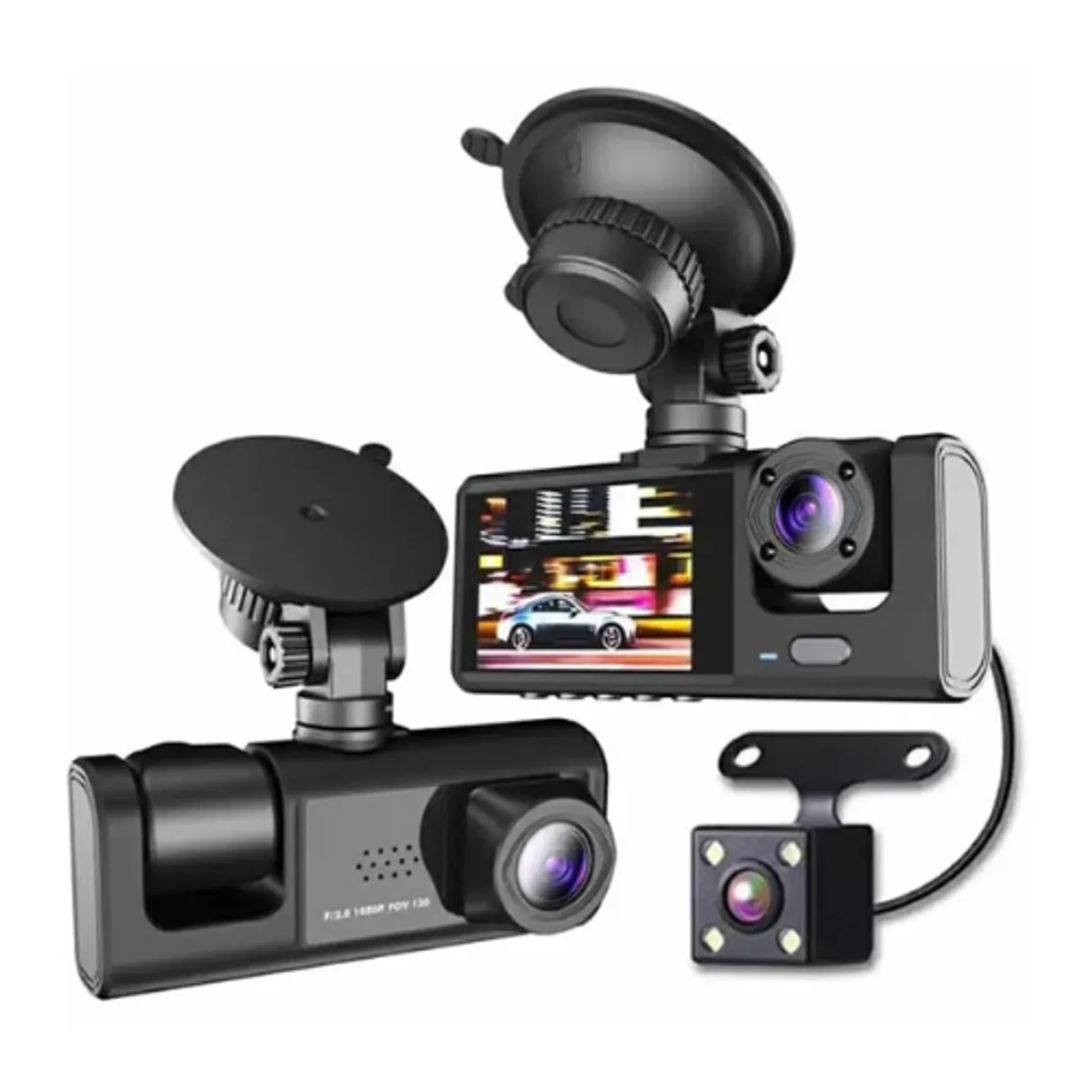 JET - CAMARA PARA AUTO DELANTERA TRASERA INTERIOR BLACKBOX HD 1296P 12-24V