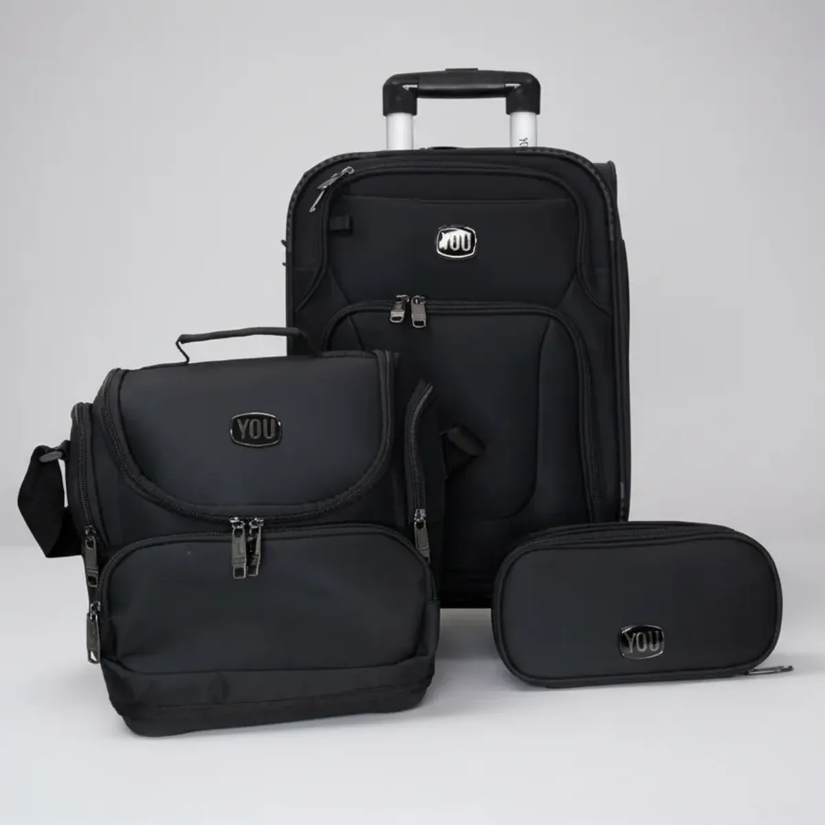 YOU - Mochila You Escolar con Ruedas + Cartuchera y lonchera