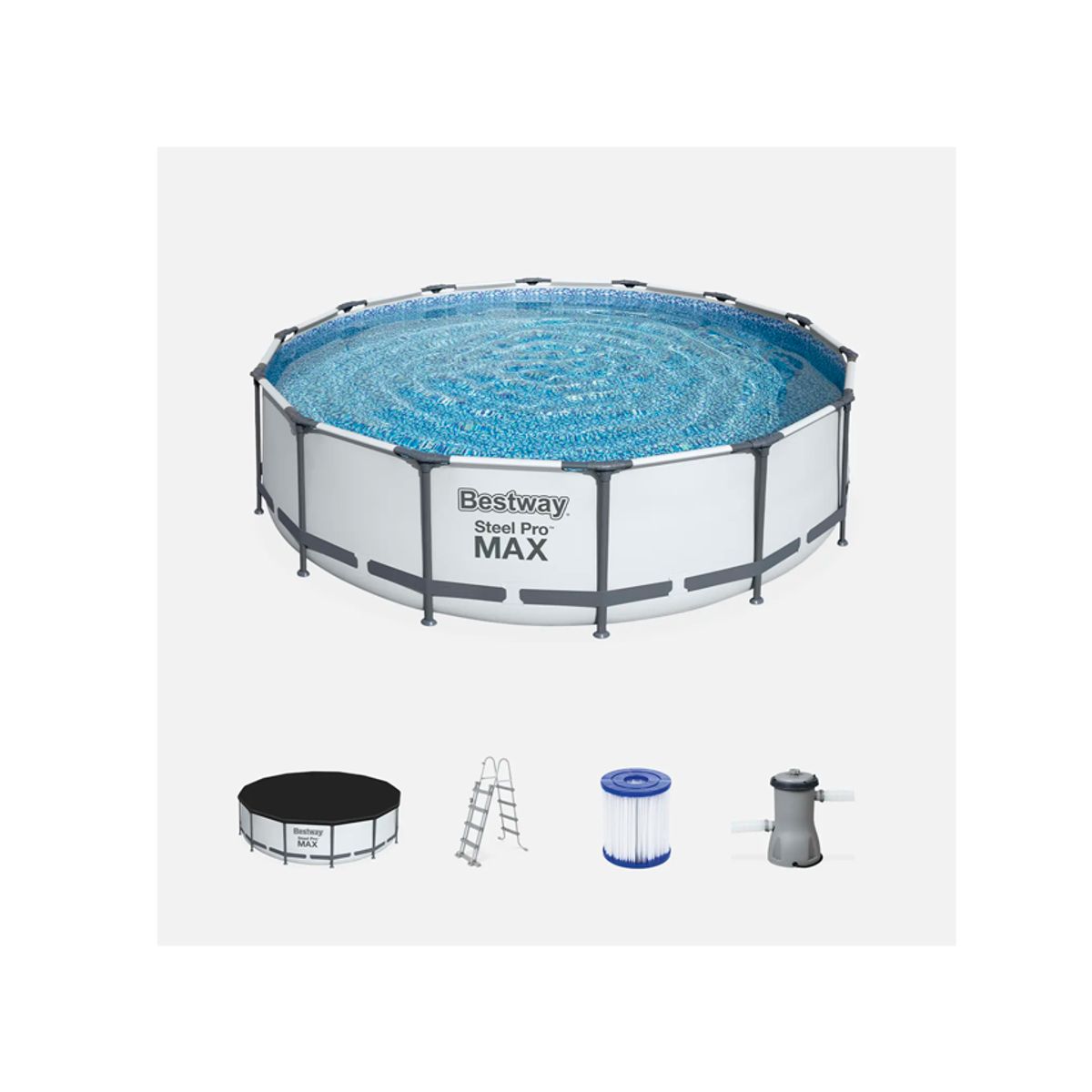 BESTWAY - Piscina Armable Redonda Bestway 457x122cm