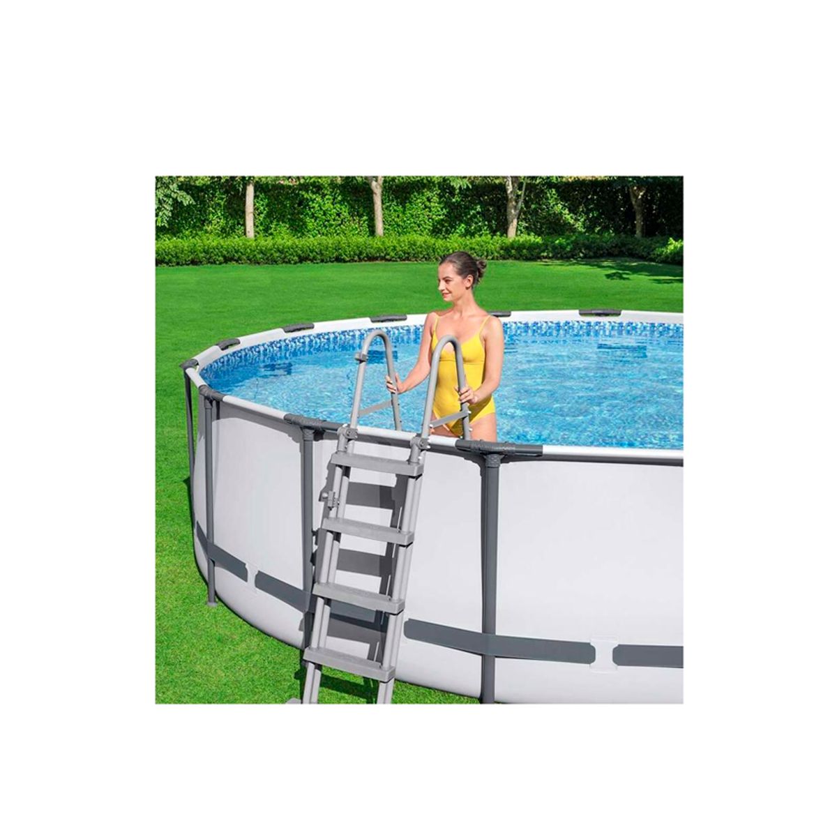 BESTWAY - Piscina Armable Redonda Bestway 457x122cm