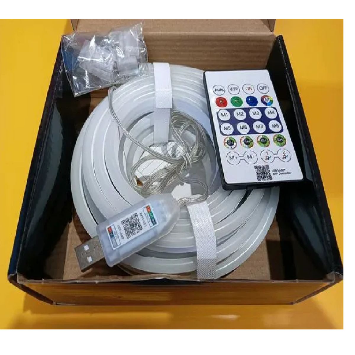 GENERICO - Cinta Led Rgb 5m 5v Led-neon-rgb-magic