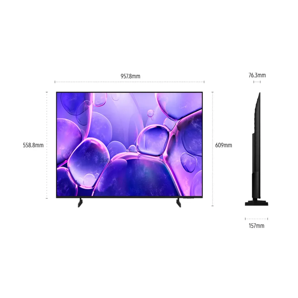SAMSUNG - Televisor Samsung 43 Crystal UHD 4K Smart TV 43U8000F Nuevo
