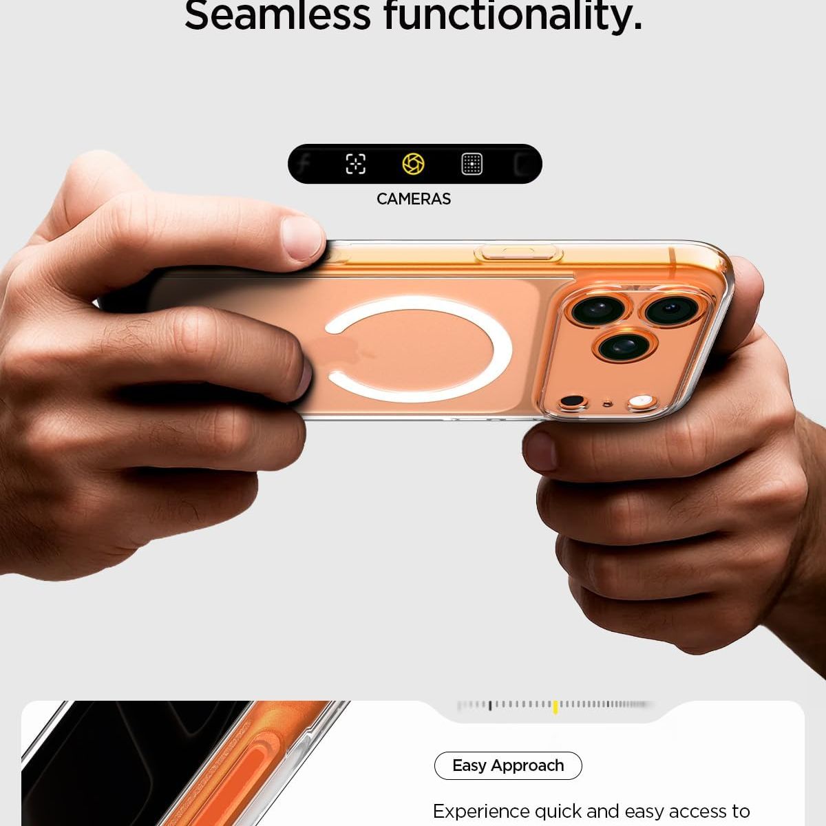 SPIGEN - Case Spigen Neo Hybrid Crystal Magsaf para iPhone 17 Pro