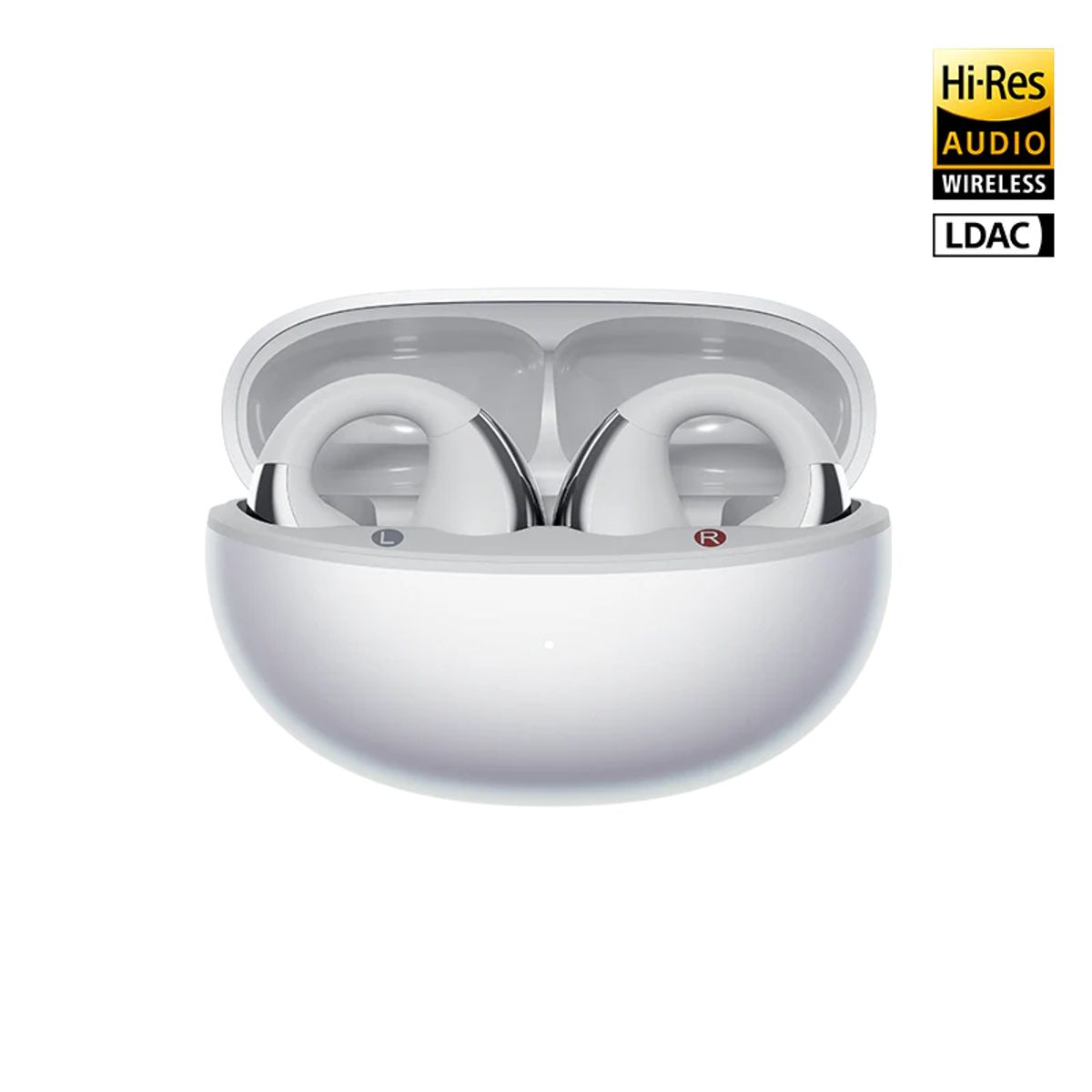 QCY - QCY - Auriculares Deportivos Crossky C30S Open Ear con Clip - Blanco