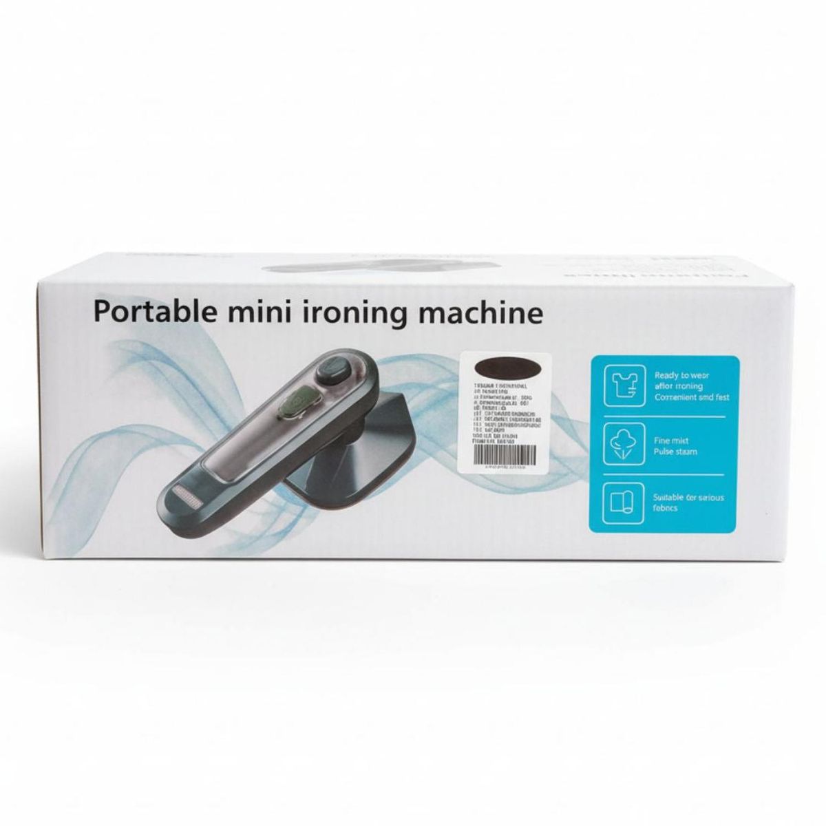 GENERICO - Plancha a Vapor Eléctrica para Ropa Planchado Vertical Horizontal Portátil Antiadherente - Rosa - M