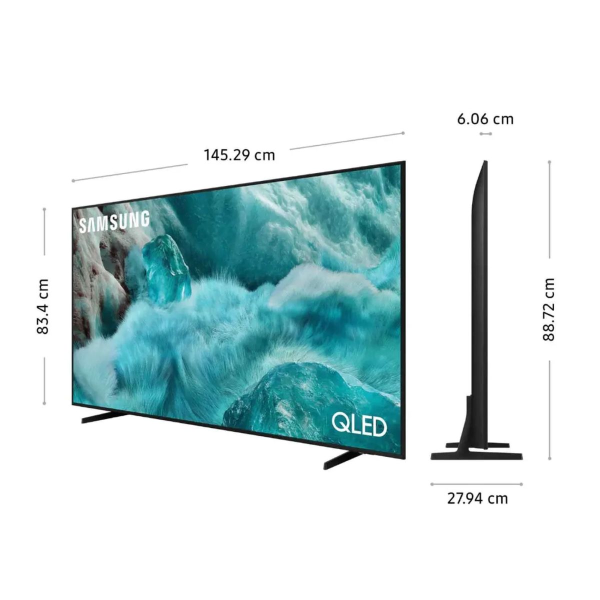 SAMSUNG - Televisor Smart TV Samsung 65 4K QLED QN65Q7FAAGXPE + Soundbar Samsung