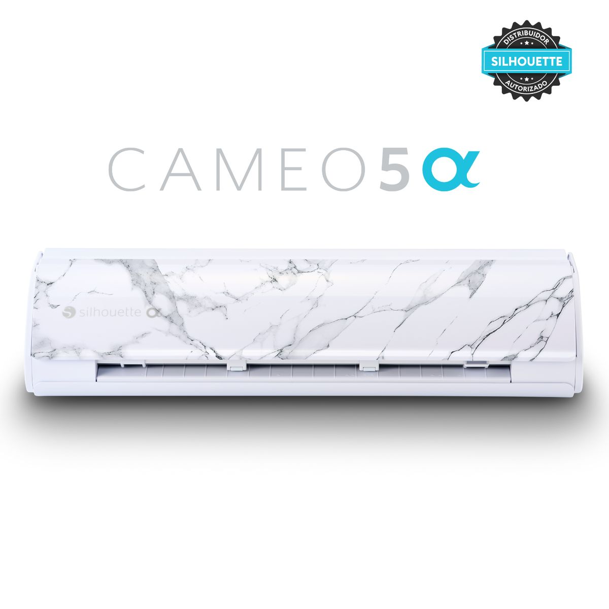 SILHOUETTE - Silhouette Cameo 5 Alpha Marmol - Plotter de Corte Profesional para Vinil y Manualidades