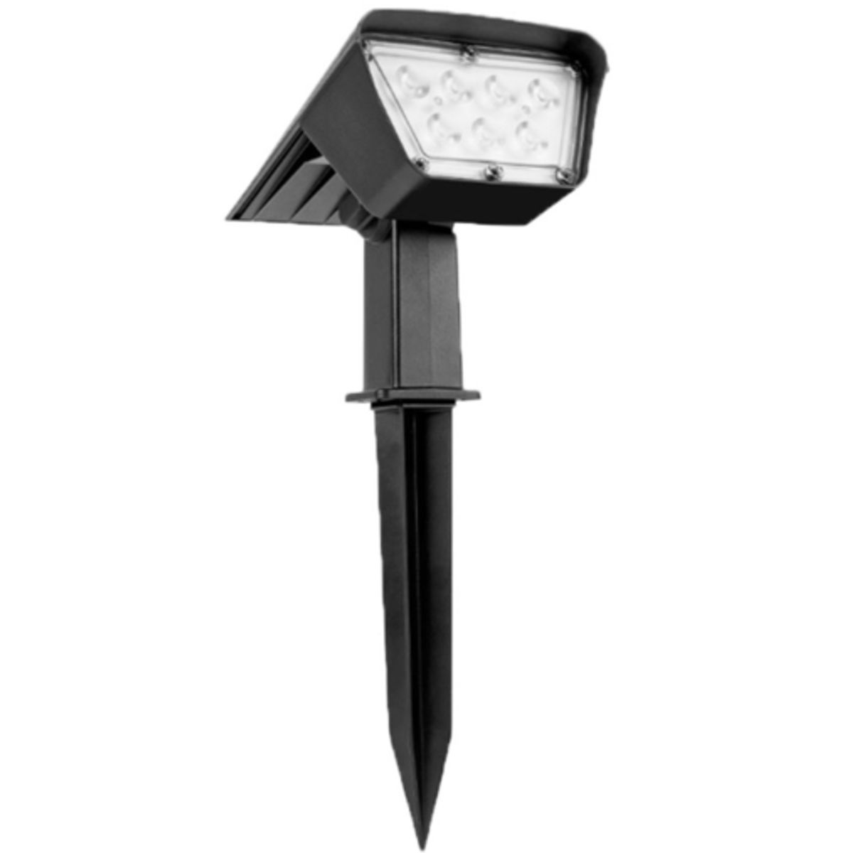 GENERICO - LAMPARA SOLAR DECORATIVA PARA JARDINES O PARQUE DE 2W CON AUTONOMIA DE 6 HORAS, 6500K LUZ FRIA.